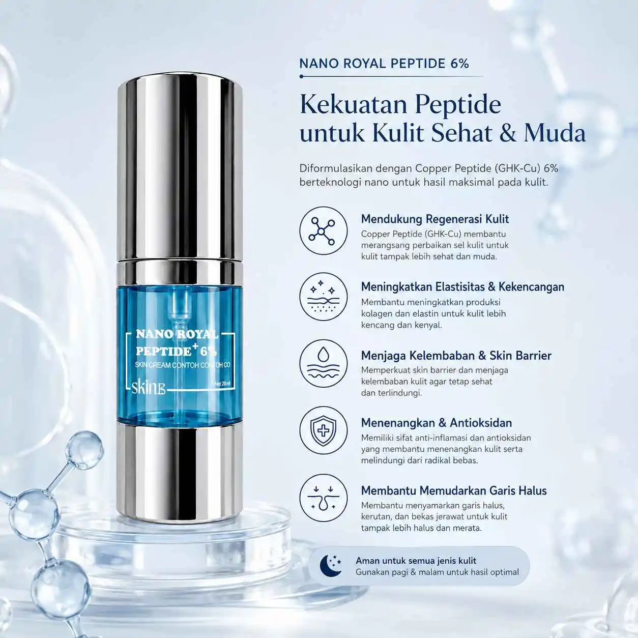 SkinB - Nano Royal Peptide+ 6% (20ml)